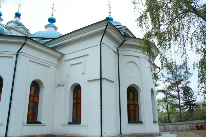 Церковь Входа Господня в Иерусалим, Иркутск (Иркутск, город, Иркутская область). архитектурные детали, Апсида, вид с юга