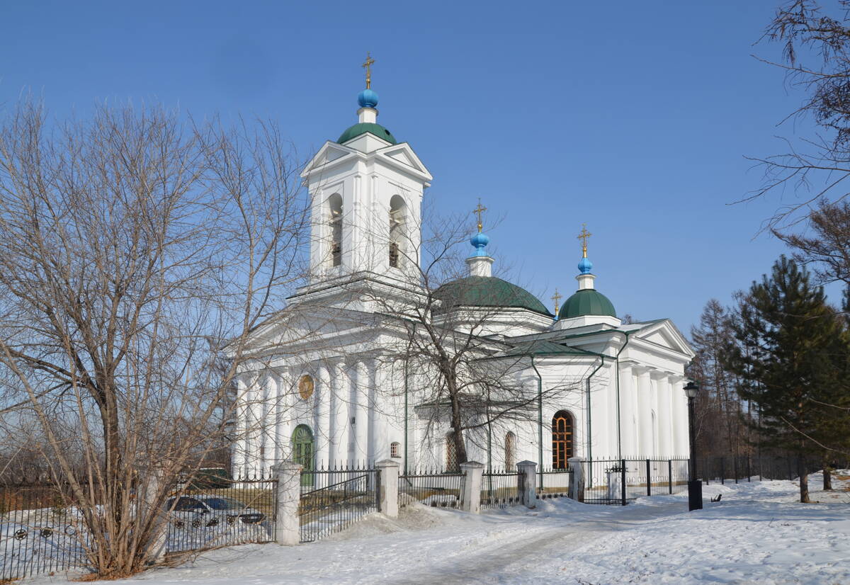 Церковь Входа Господня в Иерусалим, Иркутск (Иркутск, город, Иркутская область). фасады, Вид с юго-запада