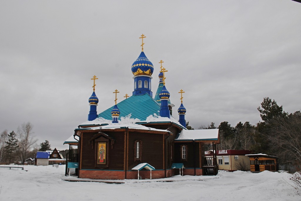 Иоанно-Кронштадтский женский монастырь. Церковь Иоанна Кронштадтского, Кислуха (Первомайский район, Алтайский край). фасады, Вид с востока
