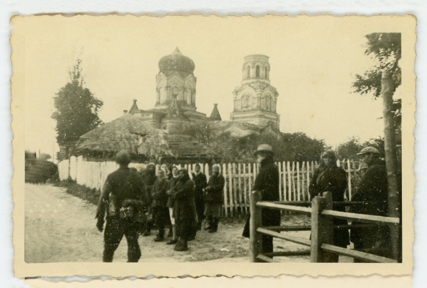 Новые Петровцы. Церковь Покрова Пресвятой Богородицы. архивная фотография, Фото 1941 г. с аукциона e-bay.de