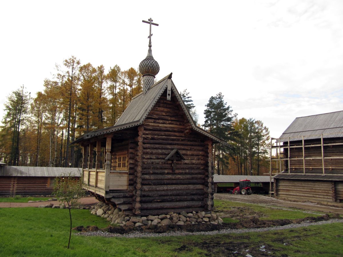 Невский Парклесхоз. Часовня Спаса Нерукотворного Образа. фасады