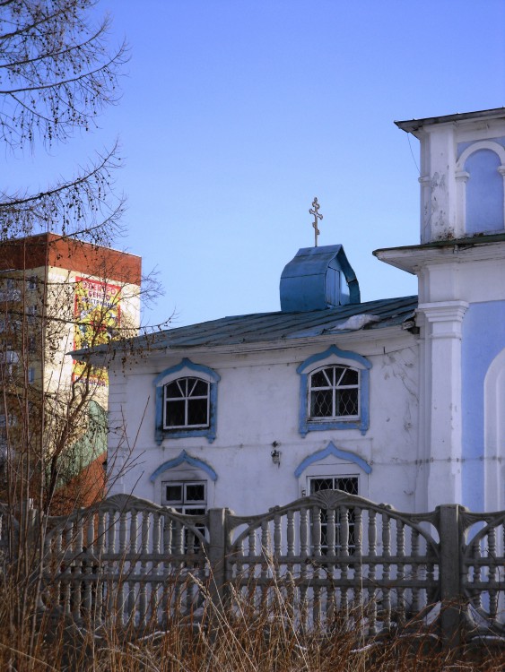 Лысьва. Церковь Иоанна Богослова. архитектурные детали, алтарная часть храма