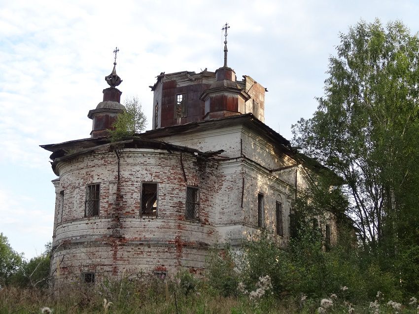 Церковь Георгия Победоносца, Георгиевское (Сокольский район, Вологодская область). фасады