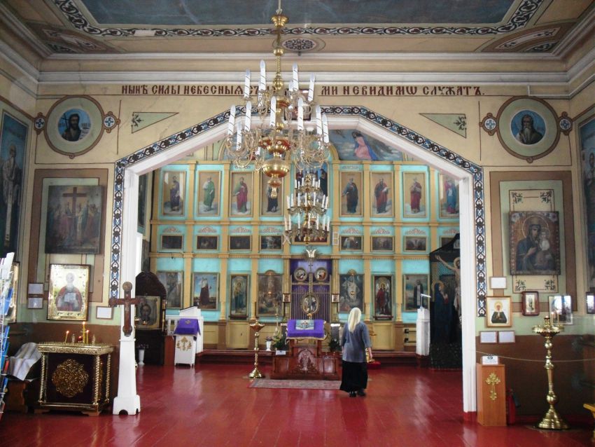 Церковь Преображения Господня, Гамово (Пермский район, Пермский край). интерьер и убранство, внутренний вид храма