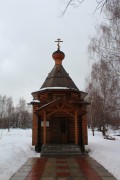 Церковь Александра Невского при Университете туризма и сервиса, Вид с запада<br>, Черкизово, Пушкинский район и гг. Ивантеевка, Королёв, Московская область