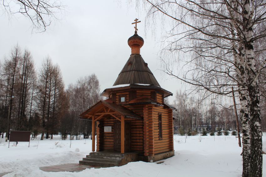 Черкизово. Церковь Александра Невского при Университете Туризма и Сервиса. фасады, Вид с юго-запада