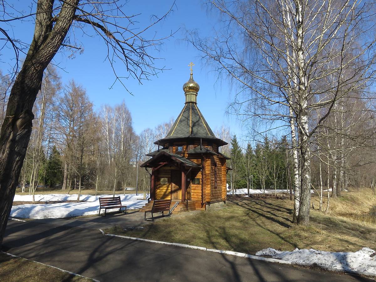 фасады. Церковь Александра Невского при Университете туризма и сервиса, Черкизово (Пушкинский район и гг. Ивантеевка, Королёв, Московская область)