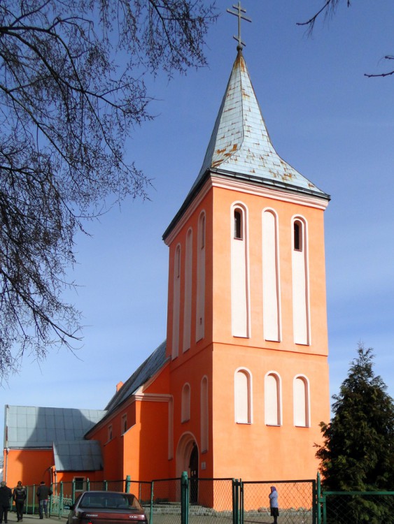 Гвардейск. Церковь Иоанна Предтечи. общий вид в ландшафте