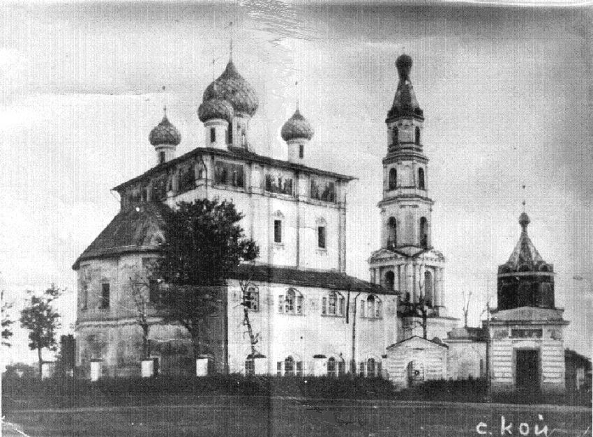 Церковь Троицы Живоначальной, Кой (Сонковский район, Тверская область). архивная фотография, Фото с форума http://www.reviewdetector.ru