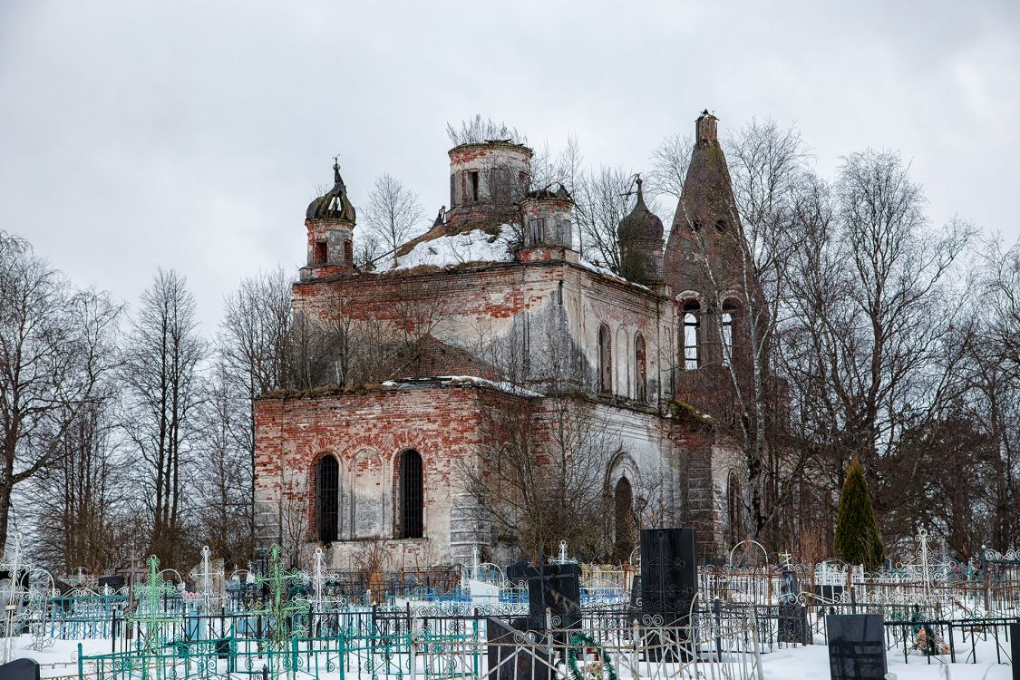 Церковь Покрова Пресвятой Богородицы, Божонка (Сонковский район, Тверская область). фасады