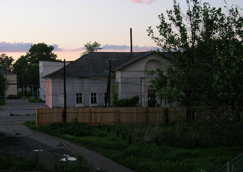Церковь Спаса Нерукотворного Образа, Сонково (Сонковский район, Тверская область). общий вид в ландшафте