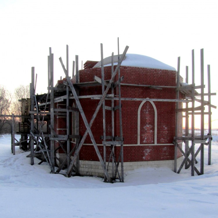 Церковь Рождества Пресвятой Богородицы, Каргашино (Сасовский район и г. Сасово, Рязанская область). фасады, вид с востока