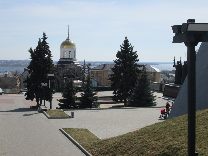 Воронеж. Церковь Димитрия Донского. общий вид в ландшафте