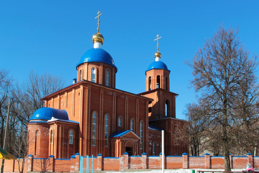 Советский район. Церковь Успения Пресвятой Богородицы в Дербышках. фасады