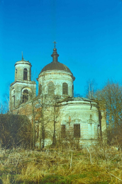 Церковь Вознесения Господня, Задорье (Сонковский район, Тверская область). фасады, 1991