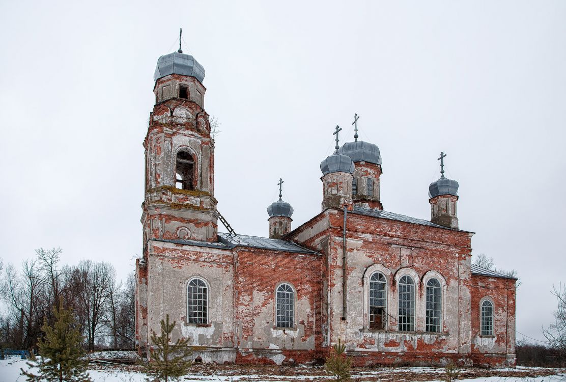 Горки. Церковь Казанской Божией Матери. фасады