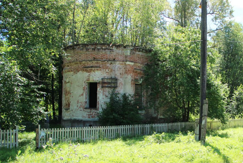 Григорково. Церковь Благовещения Пресвятой Богородицы. общий вид в ландшафте