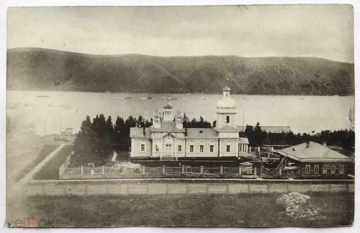 Церковь Николая Чудотворца, Николаевск-на-Амуре (Николаевский район, Хабаровский край). архивная фотография, Открытка «Николаевск на Амуре. Собор». Изд. Т. Д. П. Н. Симада.