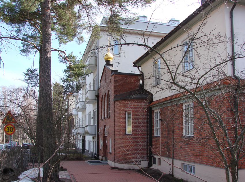 Церковь Покрова Пресвятой Богородицы, Хельсинки (Уусимаа, Финляндия). общий вид в ландшафте