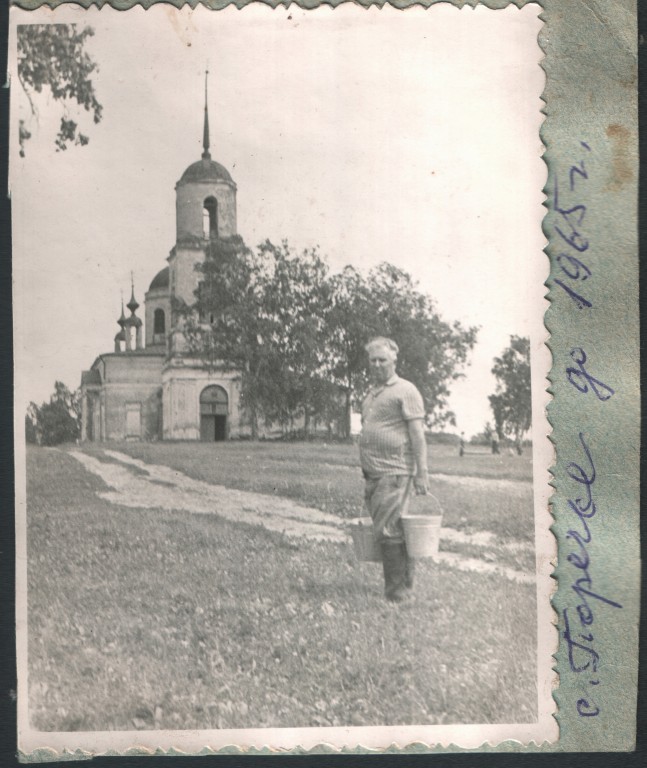 Церковь Вознесения Господня, Поречье (Сонковский район, Тверская область). архивная фотография