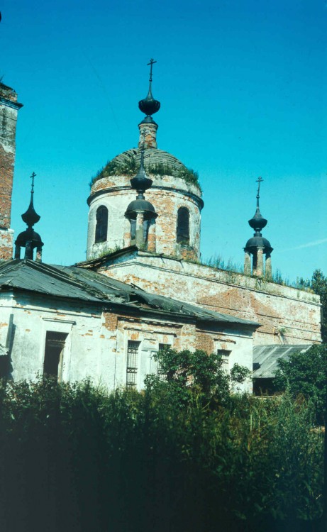 Поречье. Церковь Вознесения Господня. фасады, 1991