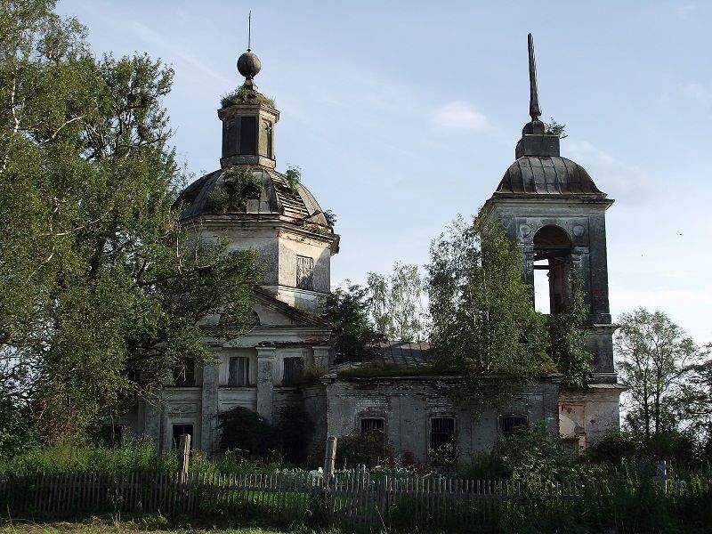 Церковь Спаса Нерукотворного Образа, Хонеево (Сонковский район, Тверская область). фасады