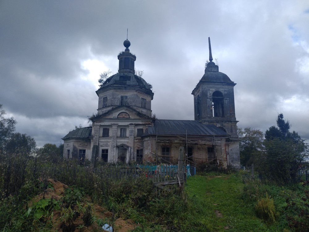 Хонеево. Церковь Спаса Нерукотворного Образа. документальные фотографии