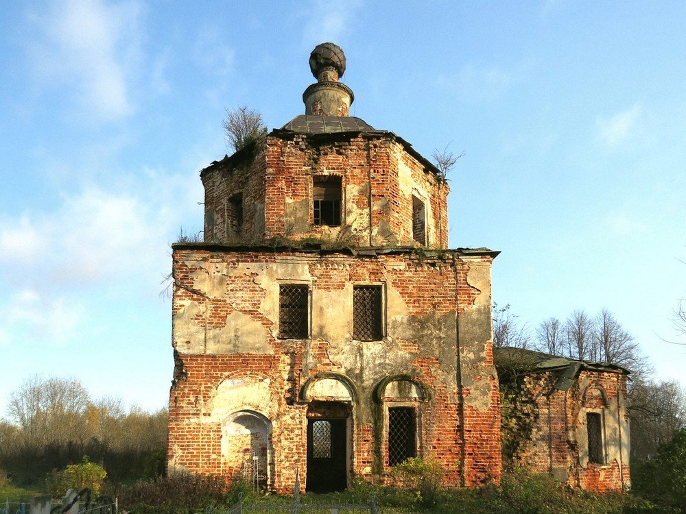 Церковь Воскресения Христова, Раменье, урочище (Сонковский район, Тверская область). фасады