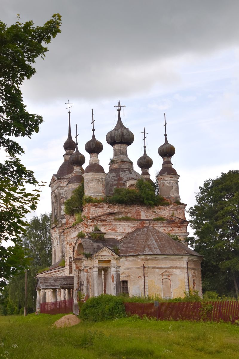 фасады. Церковь Тихвинской иконы Божией Матери, Синёво-Дуброво (Сонковский район, Тверская область)
