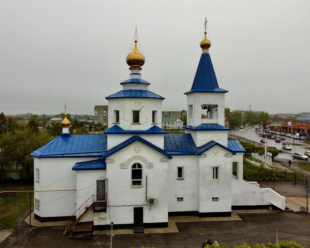 Церковь Покрова Пресвятой Богородицы, Татарск (Татарский район, Новосибирская область). фасады, Северный фасад