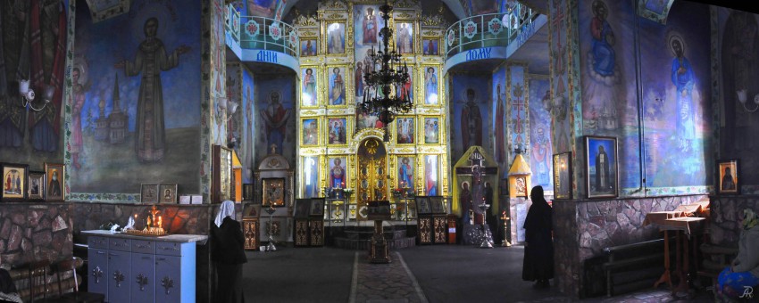 Никольский женский монастырь. Церковь Николая Чудотворца, Могочино (Молчановский район, Томская область). интерьер и убранство, Внутренний вид