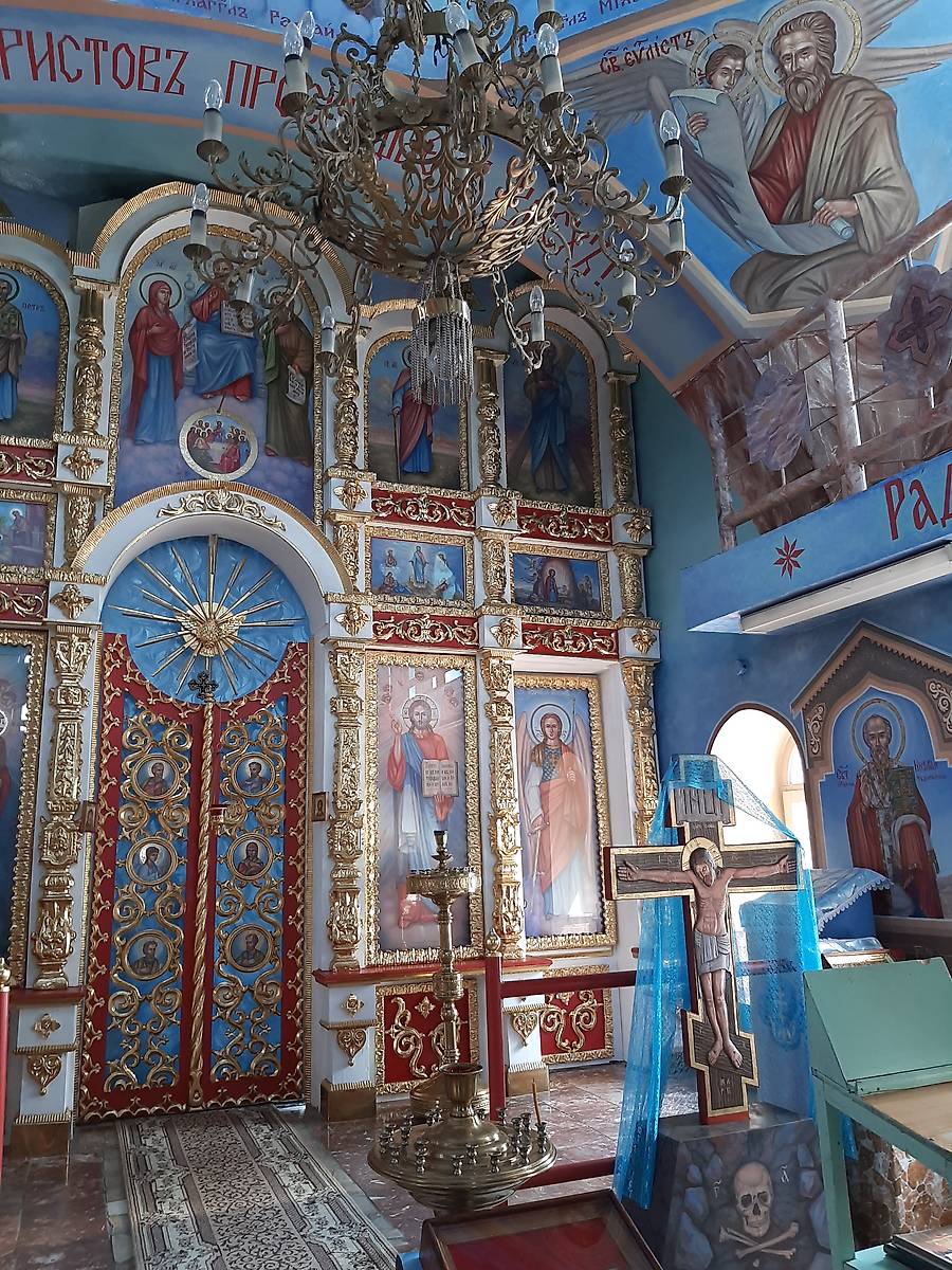 интерьер и убранство. Никольский женский монастырь. Церковь Николая Чудотворца, Могочино (Молчановский район, Томская область)