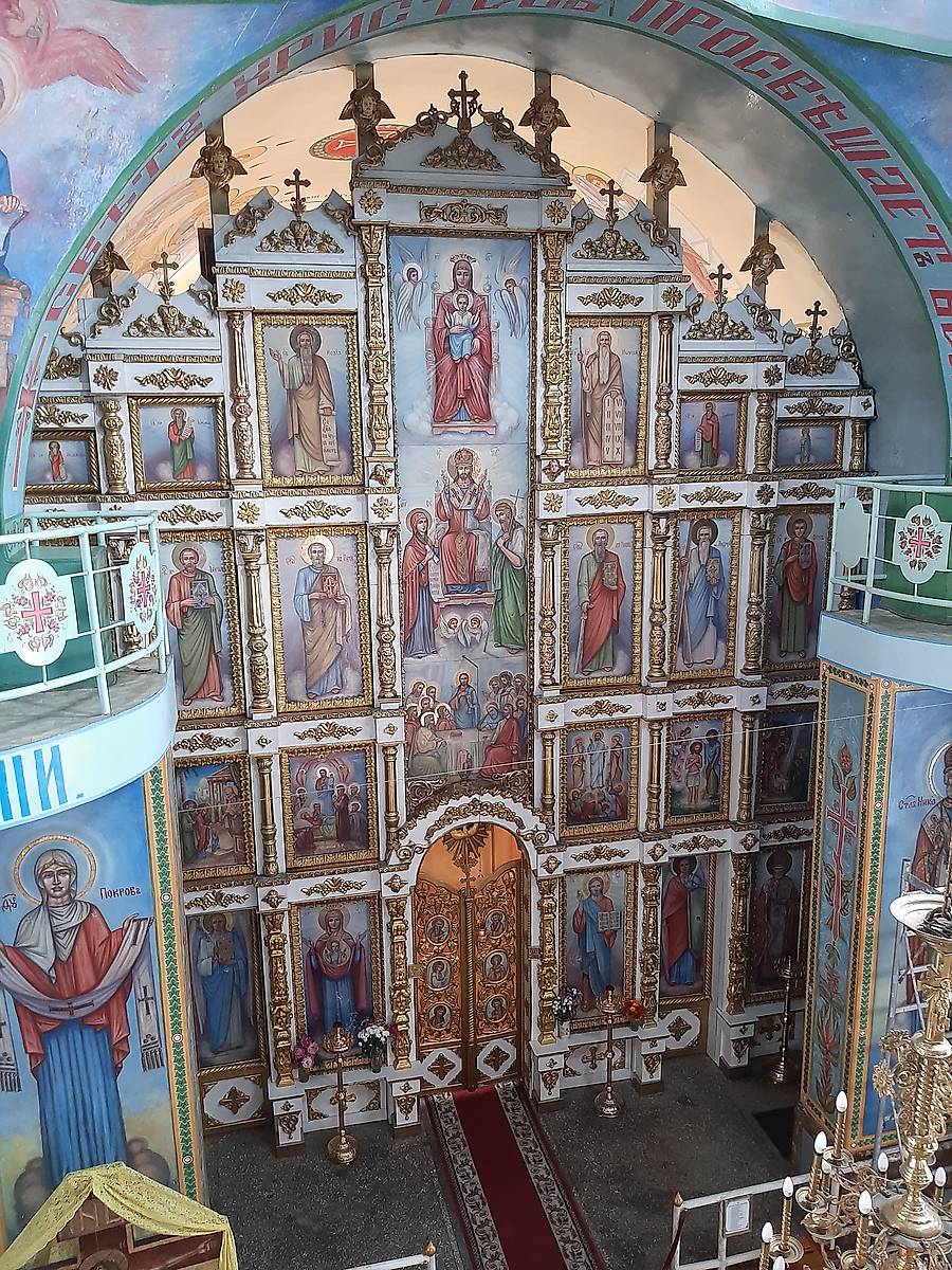 интерьер и убранство. Никольский женский монастырь. Церковь Николая Чудотворца, Могочино (Молчановский район, Томская область)