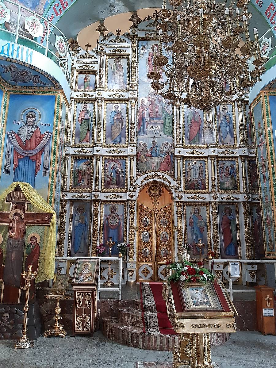 интерьер и убранство. Никольский женский монастырь. Церковь Николая Чудотворца, Могочино (Молчановский район, Томская область)