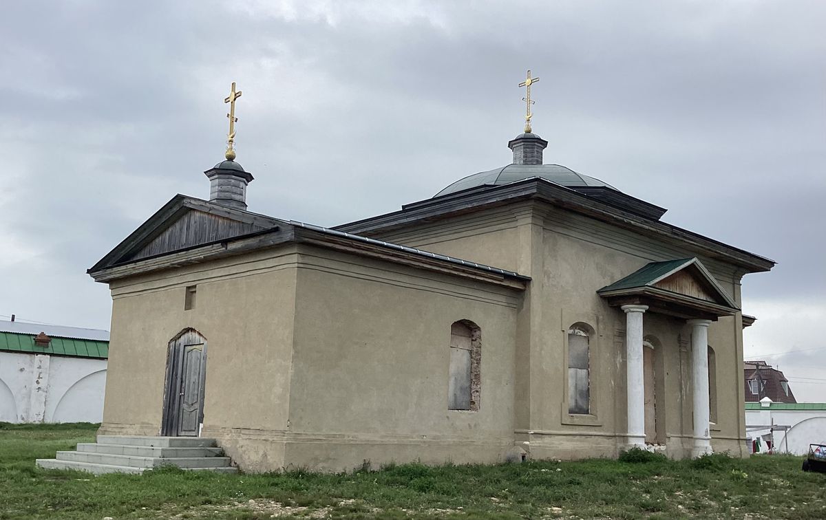 Вид с юго-запада, фасады. Посольский Спасо-Преображенский монастырь. Церковь Николая Чудотворца, Посольское (Кабанский район, Республика Бурятия)