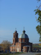 Церковь Богоявления Господня, Вид на церковь с дороги со стороны Рыбной Слободы.<br>, Анатыш, Рыбно-Слободский район, Республика Татарстан