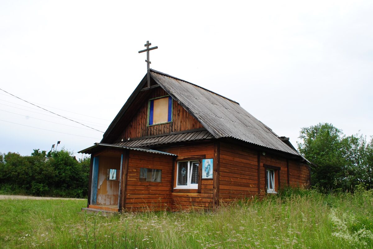 Церковь Преображения Господня, Сербишино (Невьянский район (Невьянский ГО и ГО Верх-Нейвинский), Свердловская область). общий вид в ландшафте