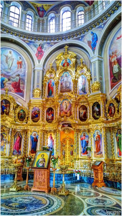 Ижевск. Церковь Иверской иконы Божией Матери. интерьер и убранство, главный иконостас
