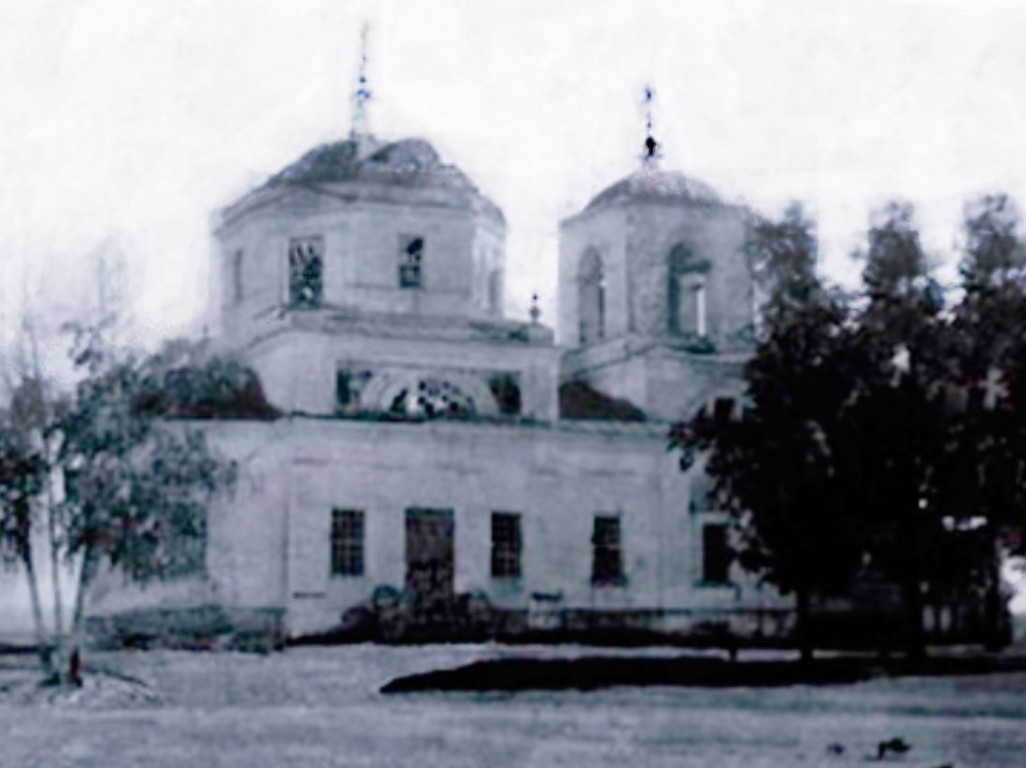 Церковь Иоанна Богослова, Большие Ключи (Зеленодольский район, Республика Татарстан). архивная фотография, Южный фасад храма.Фото нач ХХ в. Сайт Храмы Иоанна Богослова в России