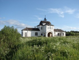 Кожпосёлок, урочище. Кожеозерский Богоявленский монастырь. Церковь Тихвинской иконы Божией Матери