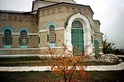 Михайловский монастырь. Церковь Михаила Архангела, Алтарная апсида, сбоку<br>, Верхний Токмак, Бердянский район, Украина, Запорожская область