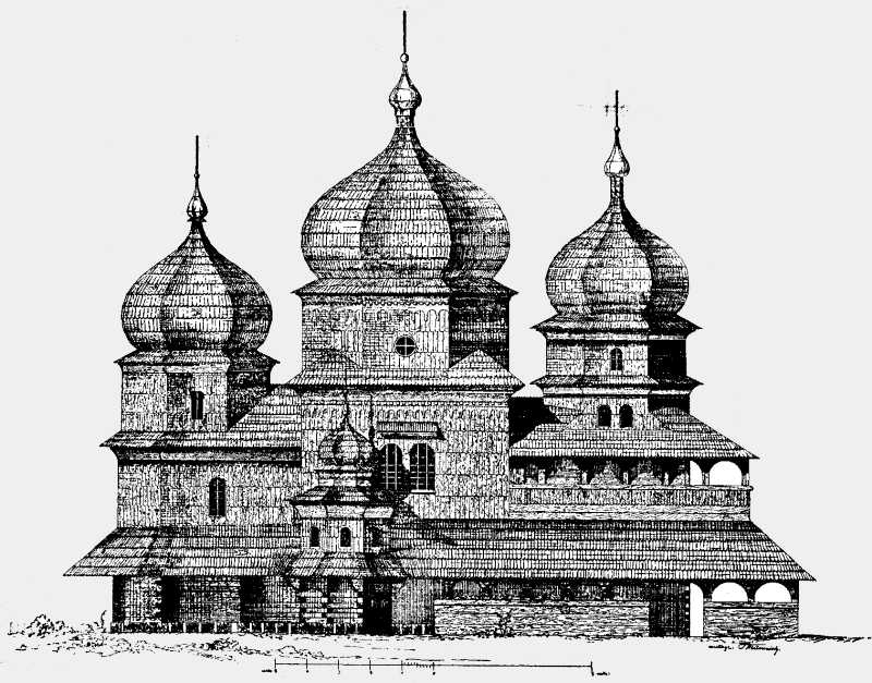 Церковь Георгия Победоносца, Дрогобыч (Дрогобычский район, Украина, Львовская область). архивная фотография, рис. с сайтаhttp://www.myslenedrevo.com.ua/ru/Sci/Heritage/Pavlucki/Images.html