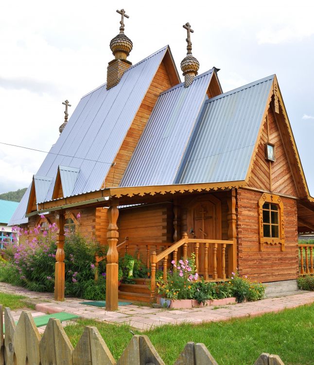 Церковь Михаила Архангела, Мыюта (Шебалинский район, Республика Алтай). фасады, Церковь Михаила Архангела в поселке Мыюта  Республики Алтай