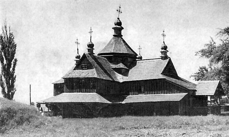 Церковь Благовещения Пресвятой Богородицы, Коломыя (Коломыйский район, Украина, Ивано-Франковская область). архивная фотография, Фото 1960-х г.г. Источник: Логвин Г.Н. «Украинские Карпаты». – М.: Искусство, 1973 г.