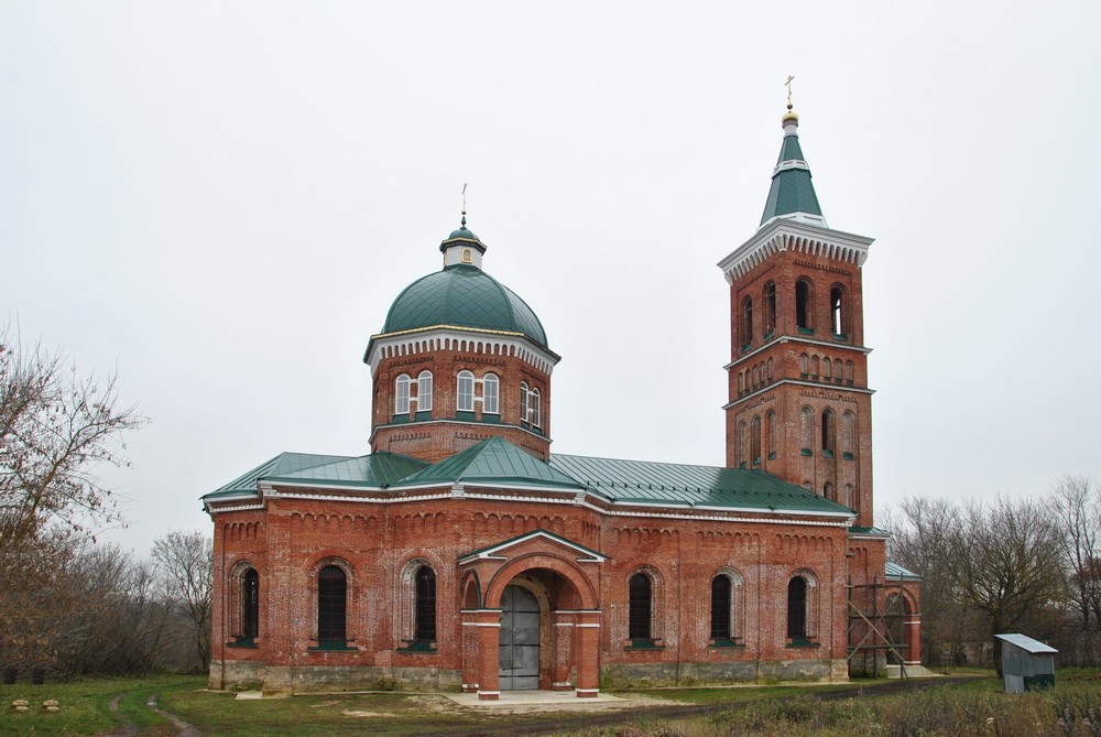Церковь Казанской иконы Божией Матери, Непрядва (Воловский район, Тульская область). фасады