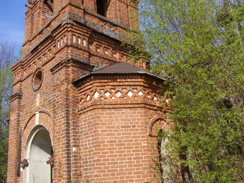 Церковь Усекновения главы Иоанна Предтечи, Знаменское (Островский район, Костромская область). архитектурные детали