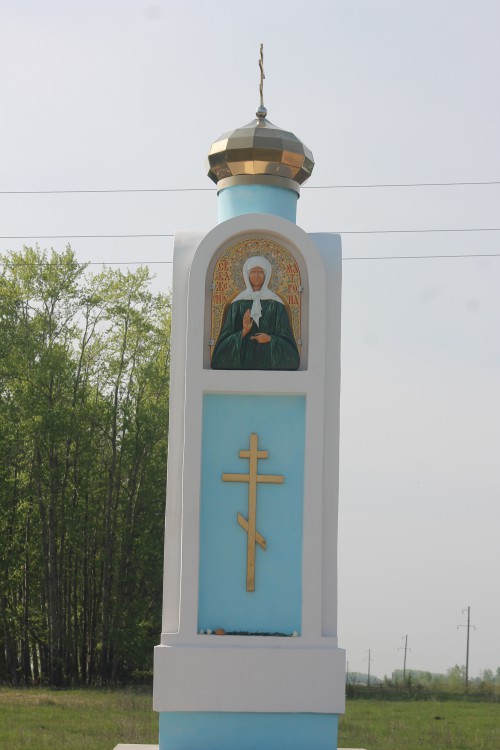 Матроны Московской, часовенный столб, Суханово (Кимовский район, Тульская область). фасады