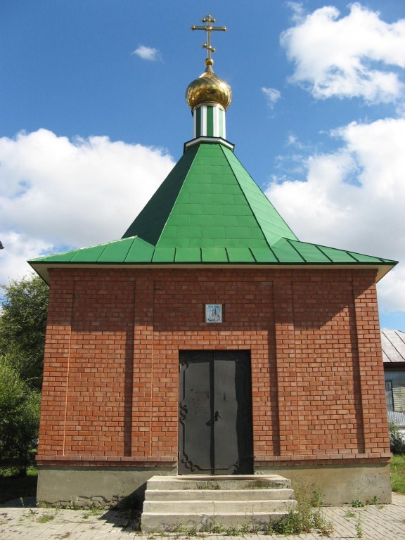 Часовня Николая Чудотворца, Новомакарово (Грибановский район, Воронежская область). документальные фотографии, Восточный фасад часовни.
