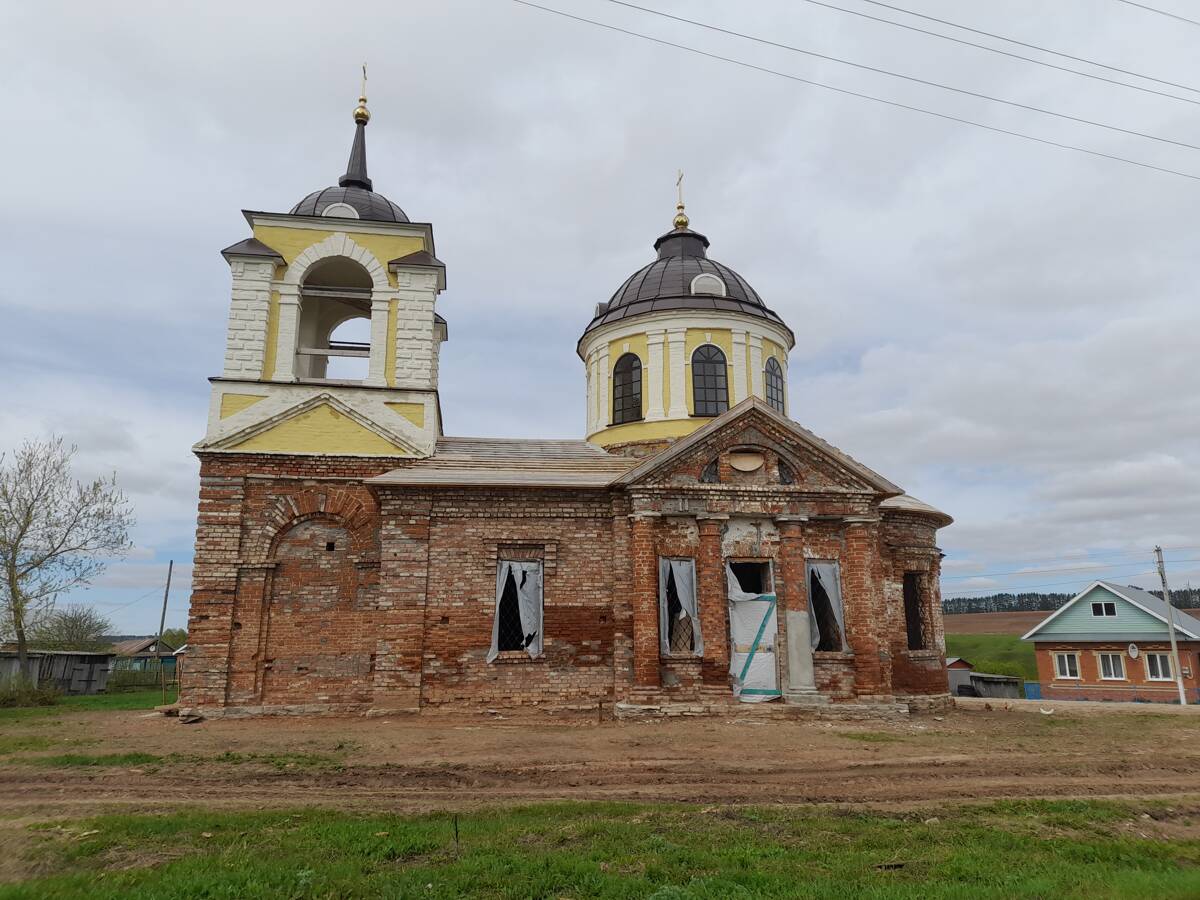 Танькино. Церковь Петра и Павла. документальные фотографии