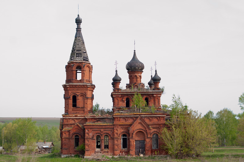 Максимов Починок. Церковь Вознесения Господня. фасады